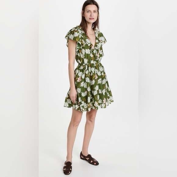 Trovata Birds Of Paradis Marcella Dress Silk Blend